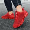 Shock Absorbing Anti Slip Wear Resistant Fashionable Flying Woven Sports Leisure Trendy Running Shoes Size 36 47