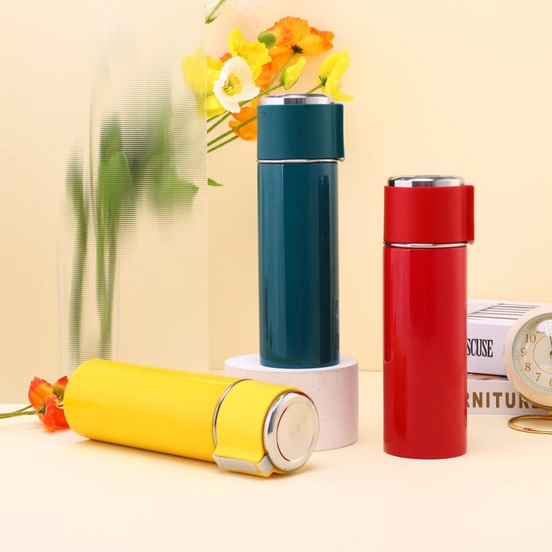 Water Bottle Thermos Cup Large Capacity Stainless Steel Water Cup Student Tea Water Cup Hand Cup