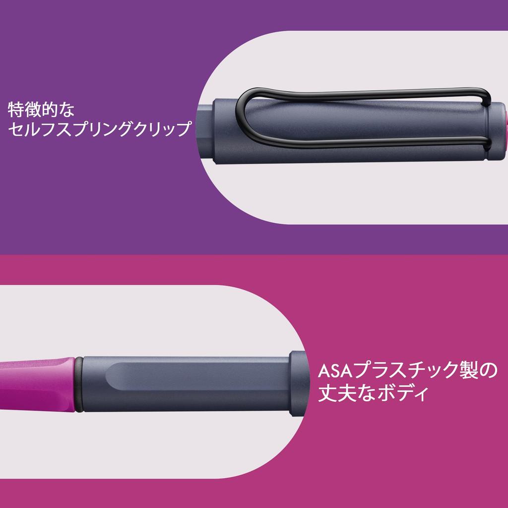 Lamy Safari Pink Cliff Tintenroller Zeitlos Klassicher Stift Mit Ergonomischem Griff Strichbreite M Aus Robustem Mit Tintenrollermine M 63 In Schwarz