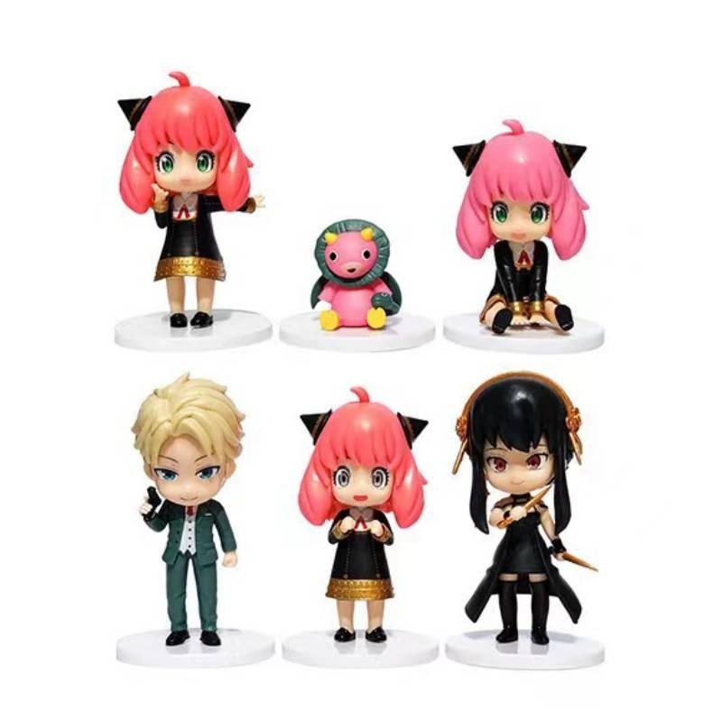 

Spy Family Loid Anya Yor Anime Character Model Ornament Set For Enthusiasts Style B