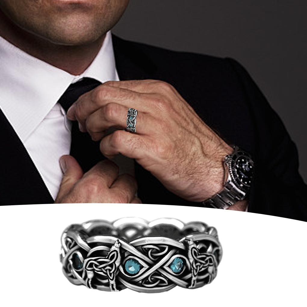 yuwqqoajv Fashionable Ring Best Gift For Those Who Love Vintage Alloy For Unisex Ring Vintage Punk Ring Accessories, CR6474, 9