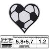 Cartoon Fußball-Weltmeisterschaft Bügelbild-Set - Abzeichen & Emblem Aufkleber