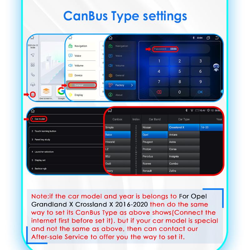 Ossuret Snapdragon Intelligent Screen Car Radio for Opel Grandland X 2016 - 2020 Crossland X Multimedia Stereo Video Player Carplay Android Auto GPS