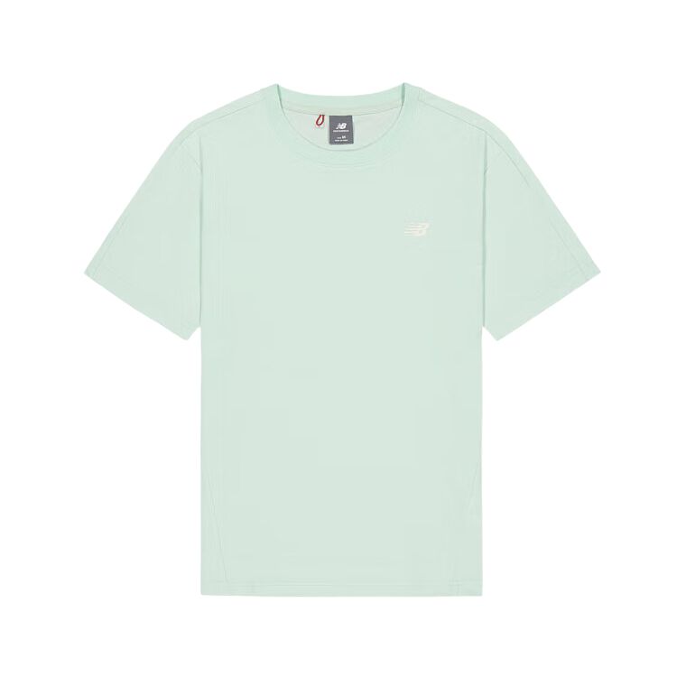 New Balance T Shirts Men s Green Crew Neck Thin NEF23211-MT- M