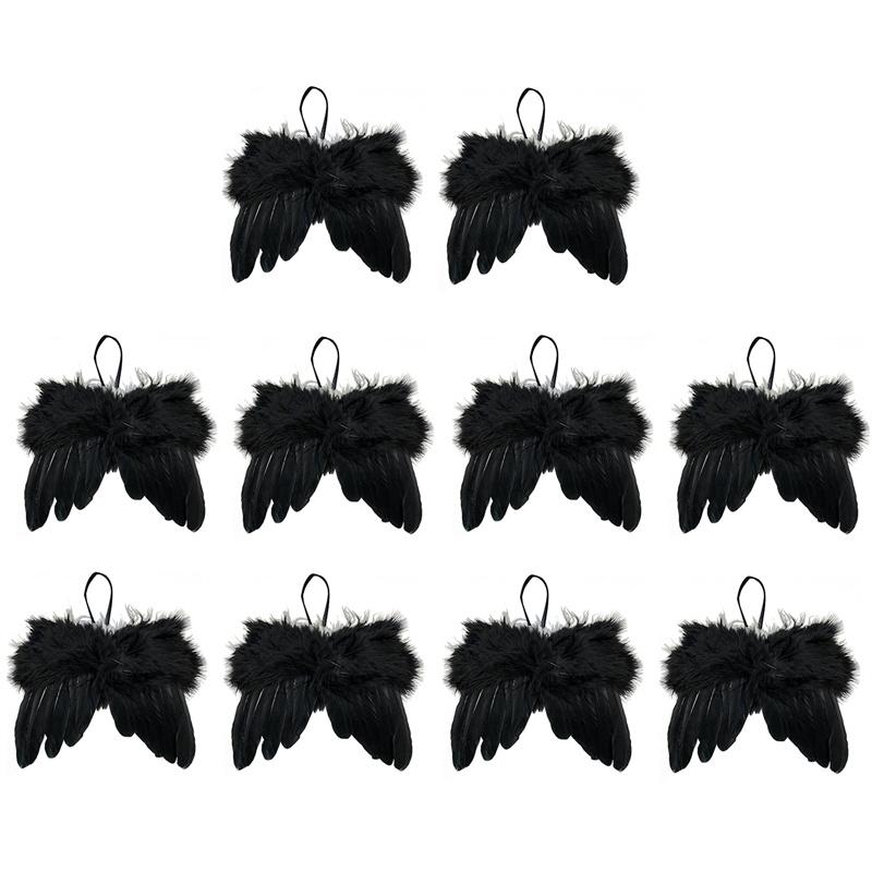 Feather Wing Decor Exquisite Lovely Chic Angel Christmas Tree Decoration Hanging Ornament Home/Party/Wedding/Propose Ornaments