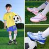 Neue Kinderfußballschuhe, Mädchen, Jungen, Grundschüler, Kunstrasen, flache Sohle mit Stollen, rutschfeste und Trainingsschuhe