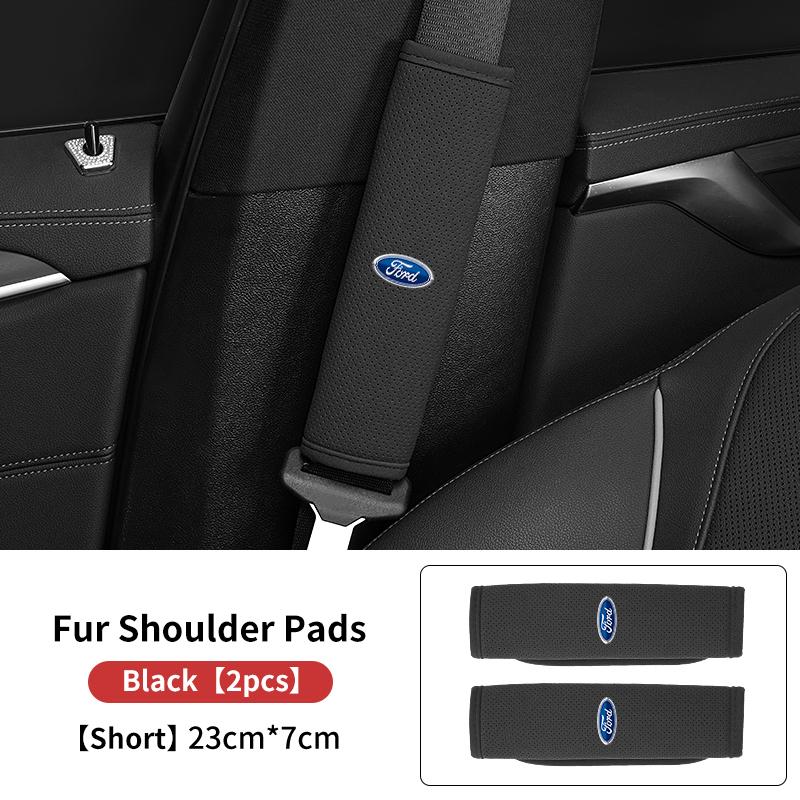 For Ford Car Styling Seat Belt Shoulder Cover Neck Protector Auto Interior Accessories Focus Mk2 Mk3 Mk4 Fiesta Ranger Mondeo