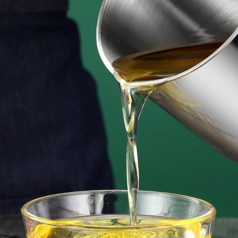 Pot Conteneur Pichet de Rangement en Acier Inoxydable avec Filtre avec Base Pot à Huile de Cuisson pour Outils Ménagers de Cuisine