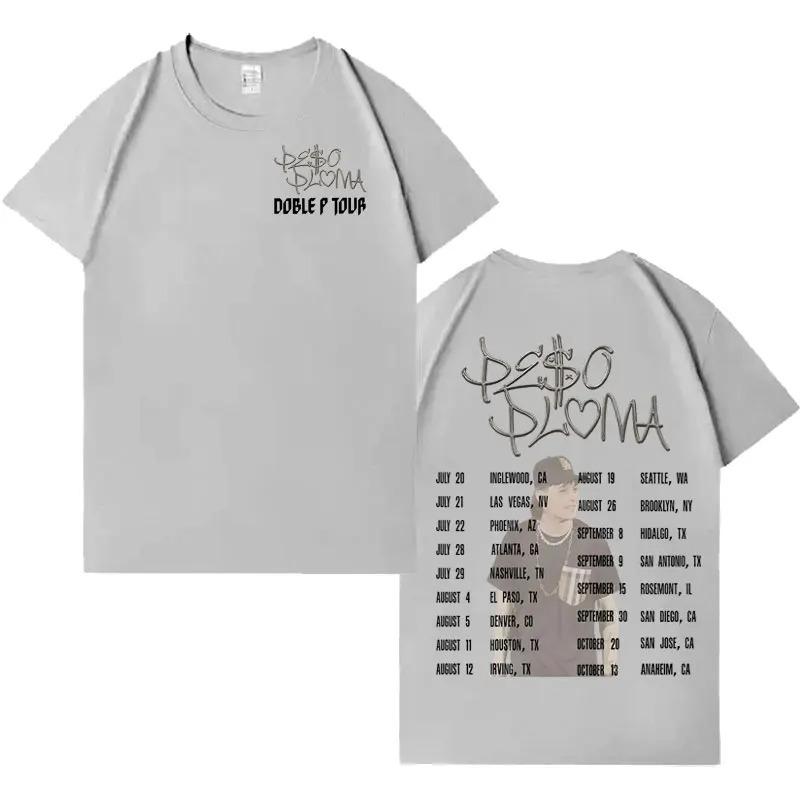 Rapper Peso Pluma Harajuku Style Graphic Short Sleeve Tee Unisex HighQuality Soft Casual Oversized Aesthetic Y2K TShirt