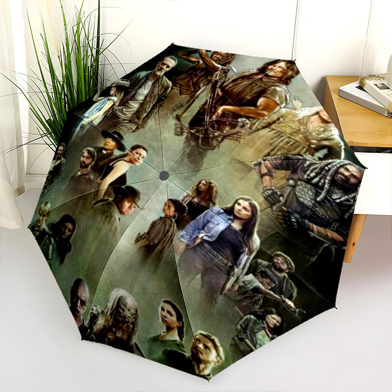 Survival Struggle Post-Apocalyptic World Folding umbrella Suitable for all seasons Portable outdoor Umbrella travel