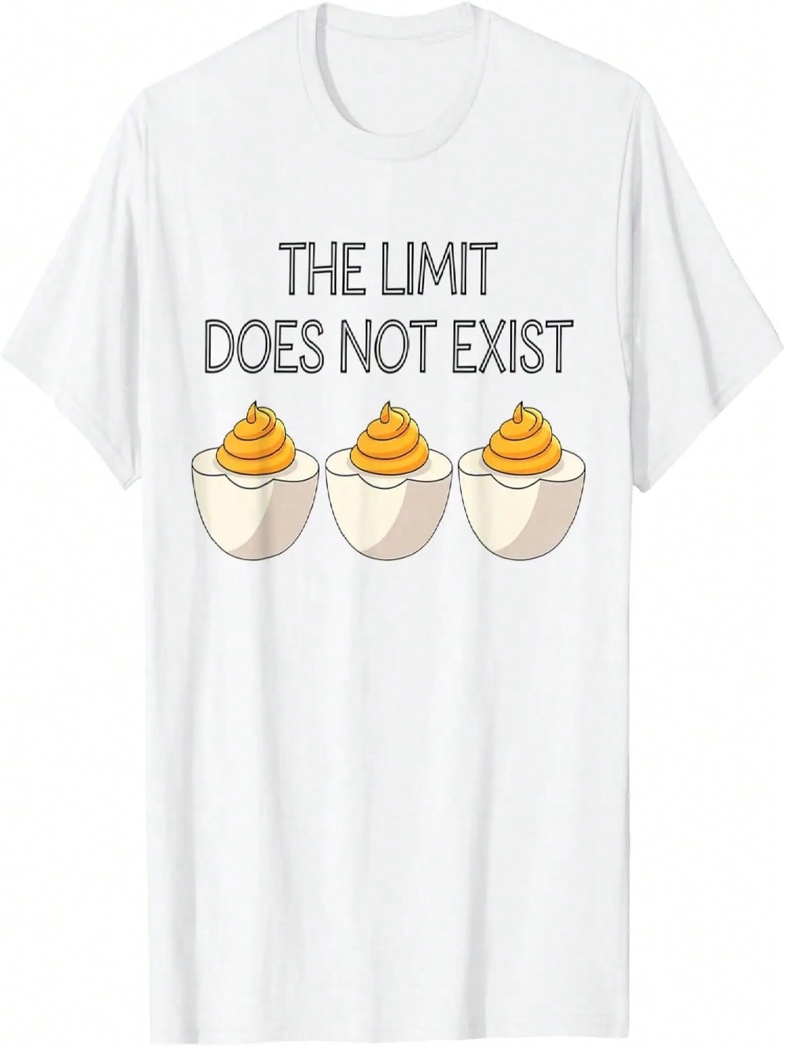 The Limit Does Not Exist Funny Thanksgiving Deviled Egg T-Shirt S