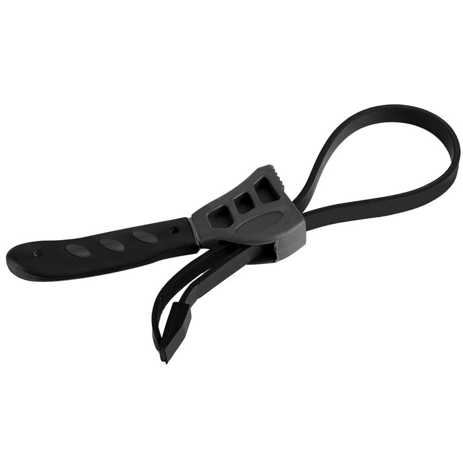 

500mm Plastic Strap Wrench Jar Lids Tighten Loosen Plumbing Tool Universal Oil Filter Spanner