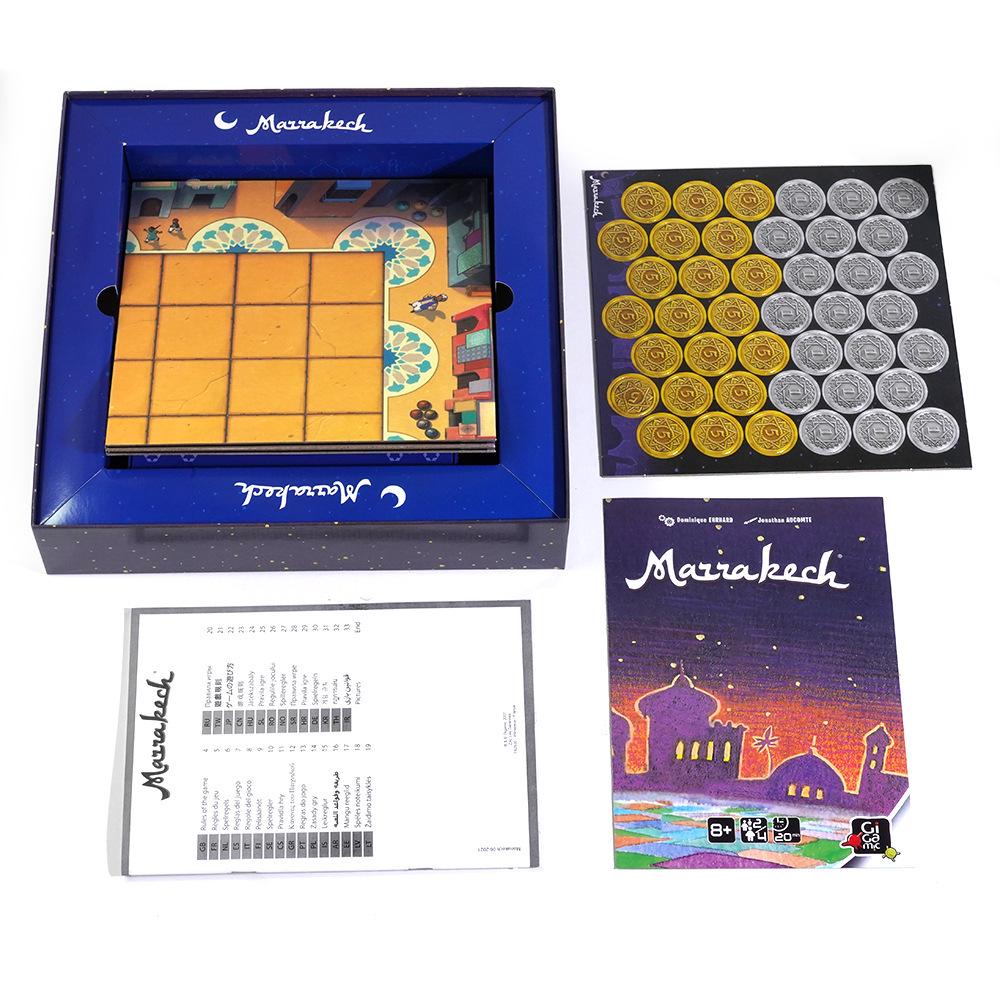 English Indian Strategy Game Cards for Adults and Families