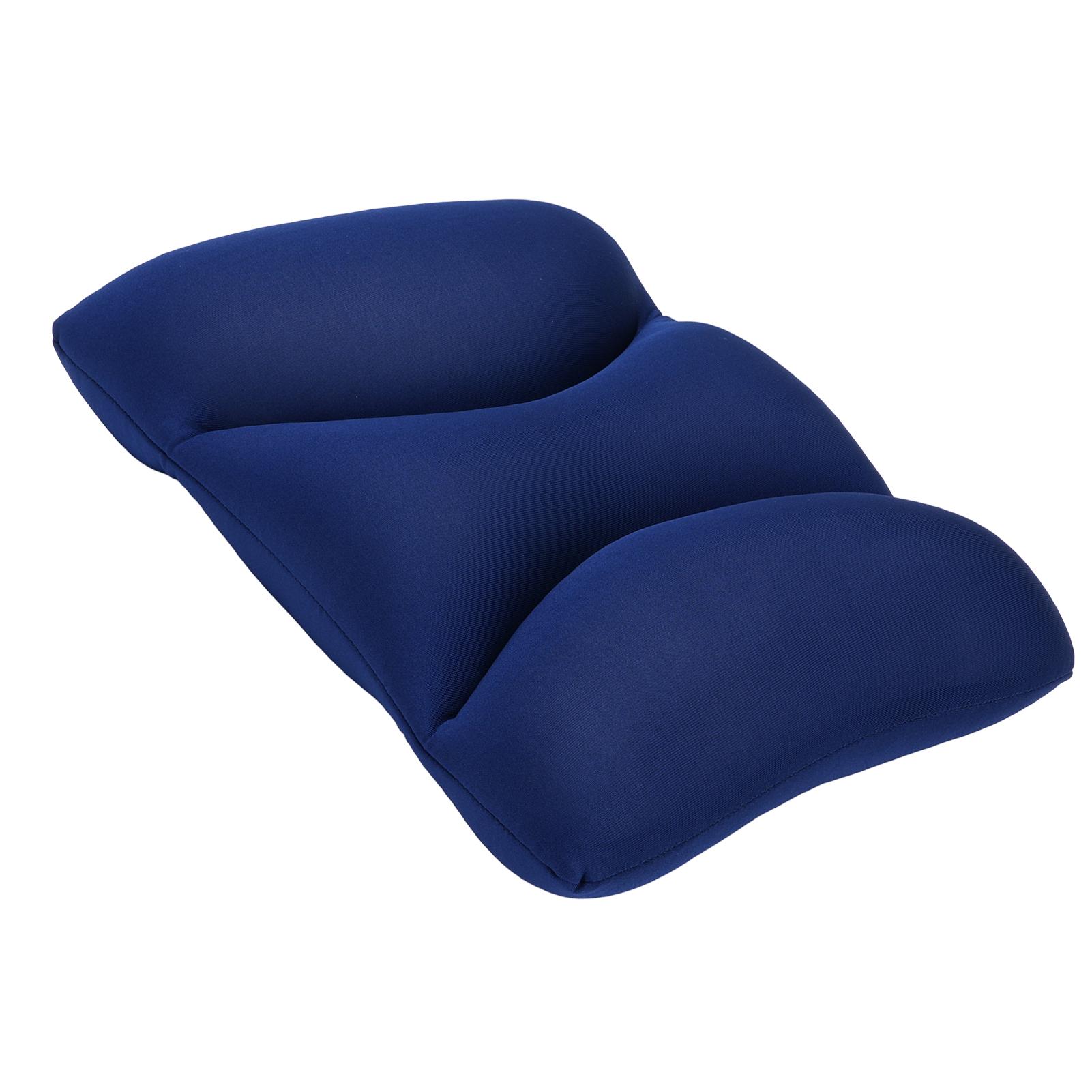 

Подушка для стула Мягкая Удобная Наполнитель из пенопластовых частиц Подушка для поддержки талии, спины и поясницы для офиса синий