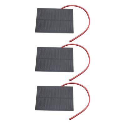Kit de Petit Panneau Solaire 2W, Cellule Solaire Monocristalline, Projet Scientifique, Charger Téléphone, avec Câble, pour l'École, Activités Extérieures