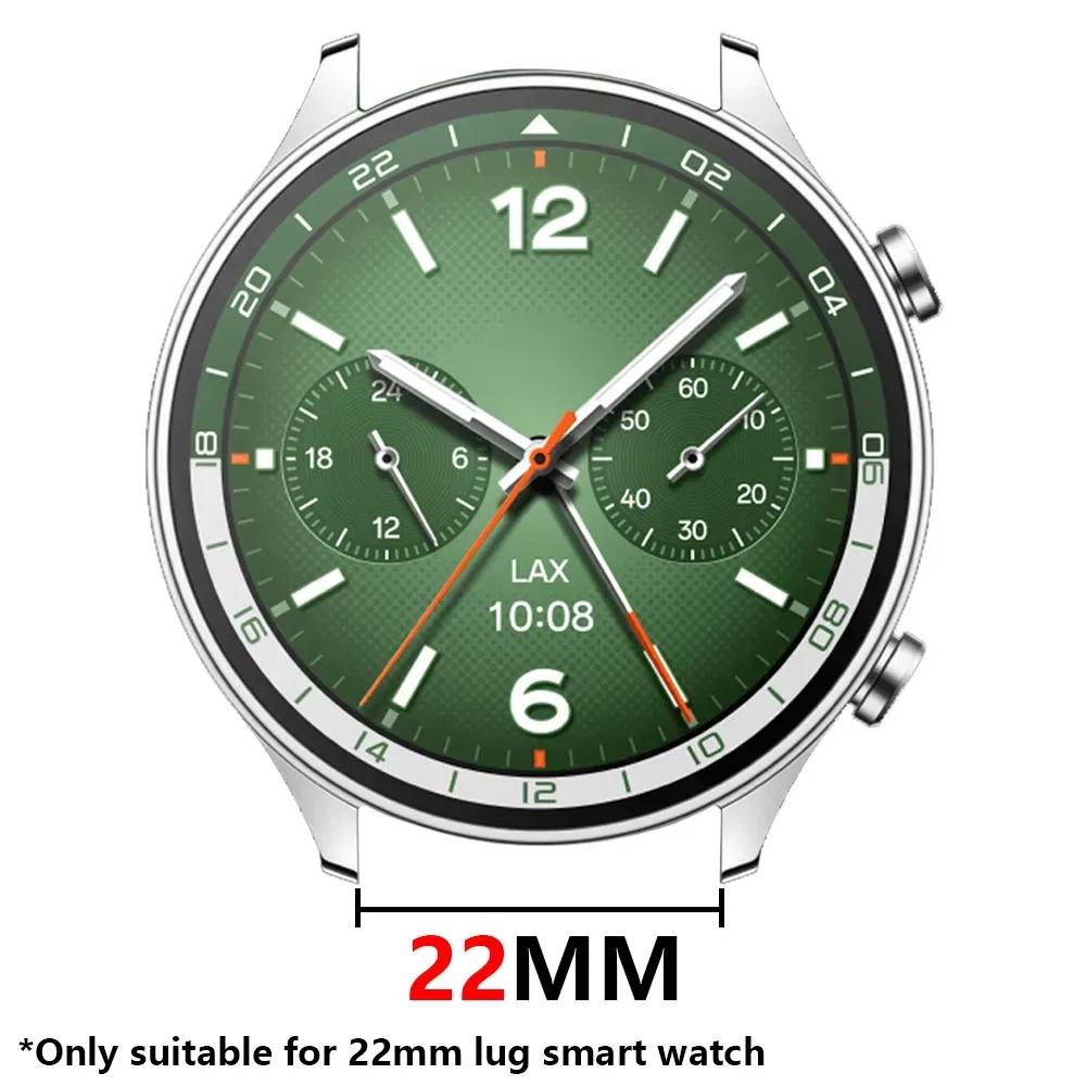 22mm Titanový řemínek pro Huawei Watch GT6 Pro 46mm Watch 5 Ultimate 2 Luxusní náramkový pásek pro Oneplus Watch 3 pro Seiko Náramek