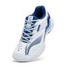 Li Ning Thunder Training Comfortable Fashion Shock Absorption Non-Slip Wear-Resistant Low-Top Badminton Shoes Unisex sneaker White Blue AYTV005-1