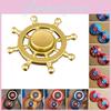 Vibrantly Colored Captain America Fidget Spinner With High-speed Rotation For Stress Relief