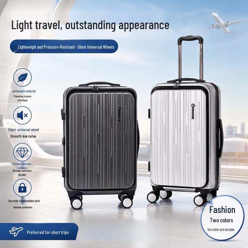 Diplomat 20-Inch Expandable Carry-On Spinner Suitcase
