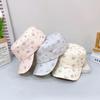 Retro Floral Flat Top Cap Women's Spring and Summer New Fashionable Versatile Face Small Fresh Travel Equestrian Hat