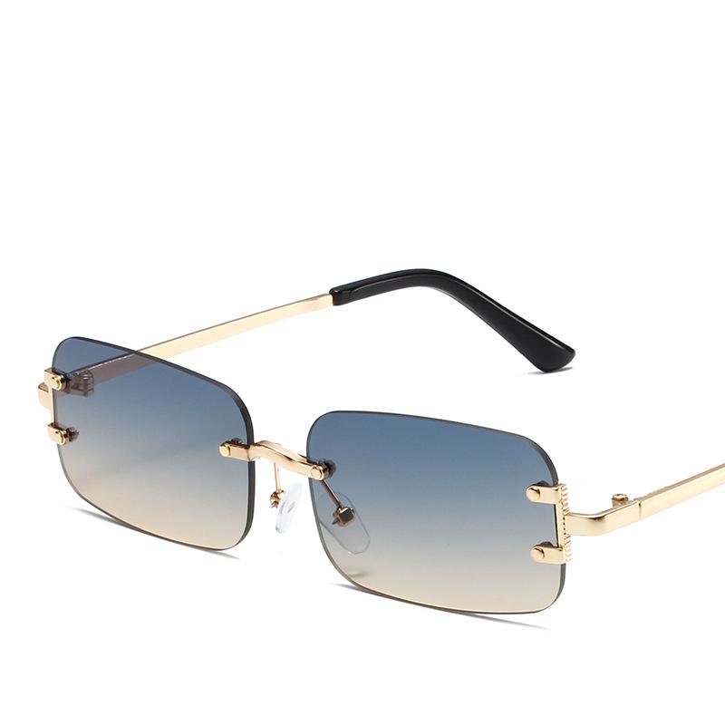 

Borderless Sunglasses Women Fashion Decorative Sun Glasses Men Luxury Outdoor Design Sunscreen Eyewear Uv400