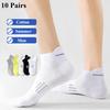5/10 Pairs Men's Sports Cotton Socks Low Waist Ankle Socks Sweat-absorbent Breathable Socks Lot