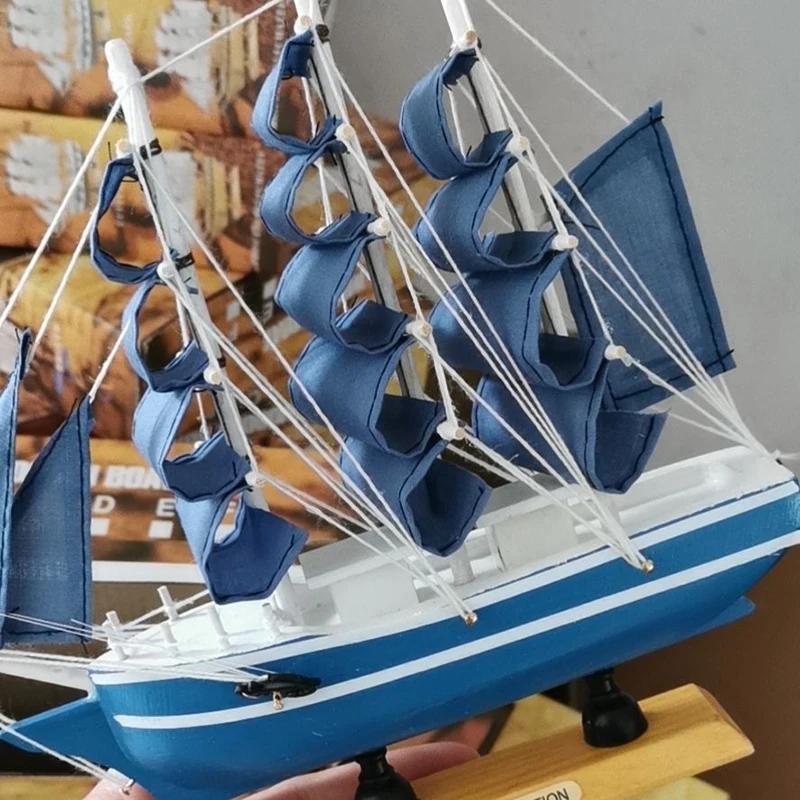 

Скандинавский пиратский корабль Деревянное искусство украшение,массив дерева Ручная работа парусник ретро Декор для офиса,Современное домашнее украшение для комнаты Подарок на день рождения