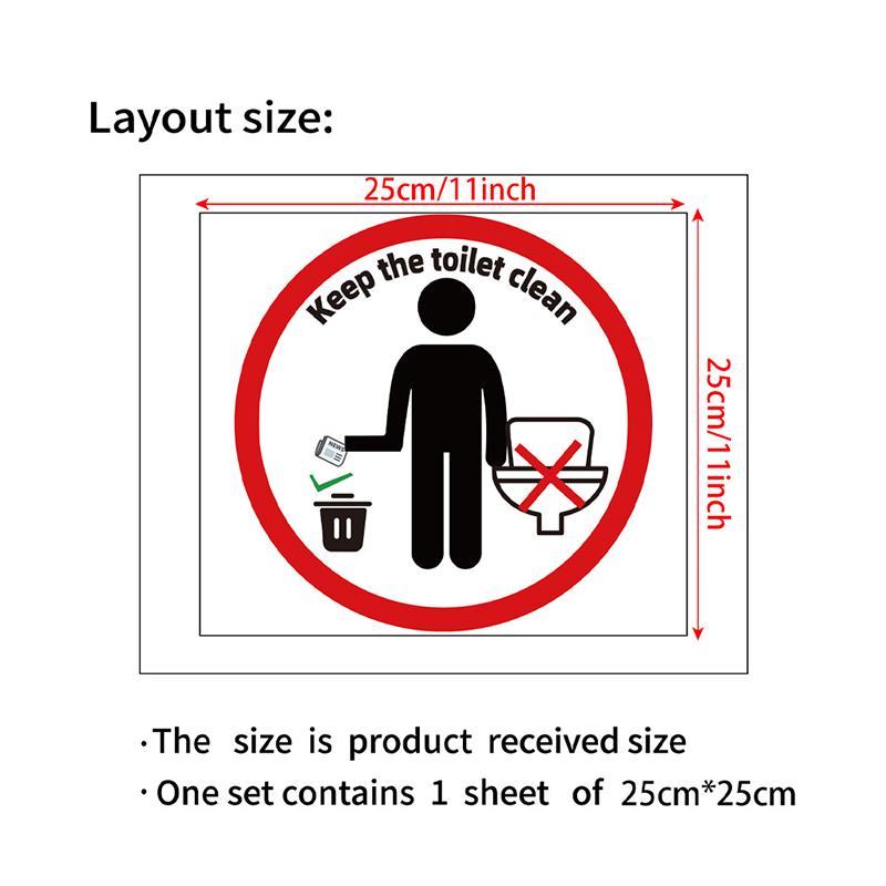 Funny Wall Sticker Bathroom Toilet Decor Living Room Cabinet Refrigerator Home Decoration Decals Stickers