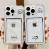 Lucky Couple iPhone Case: Compatible with iPhone 11, 12 Pro, 13, 16 Pro Max, and 17 Pro. Durable, Anti-fall Protection for Him and Her.