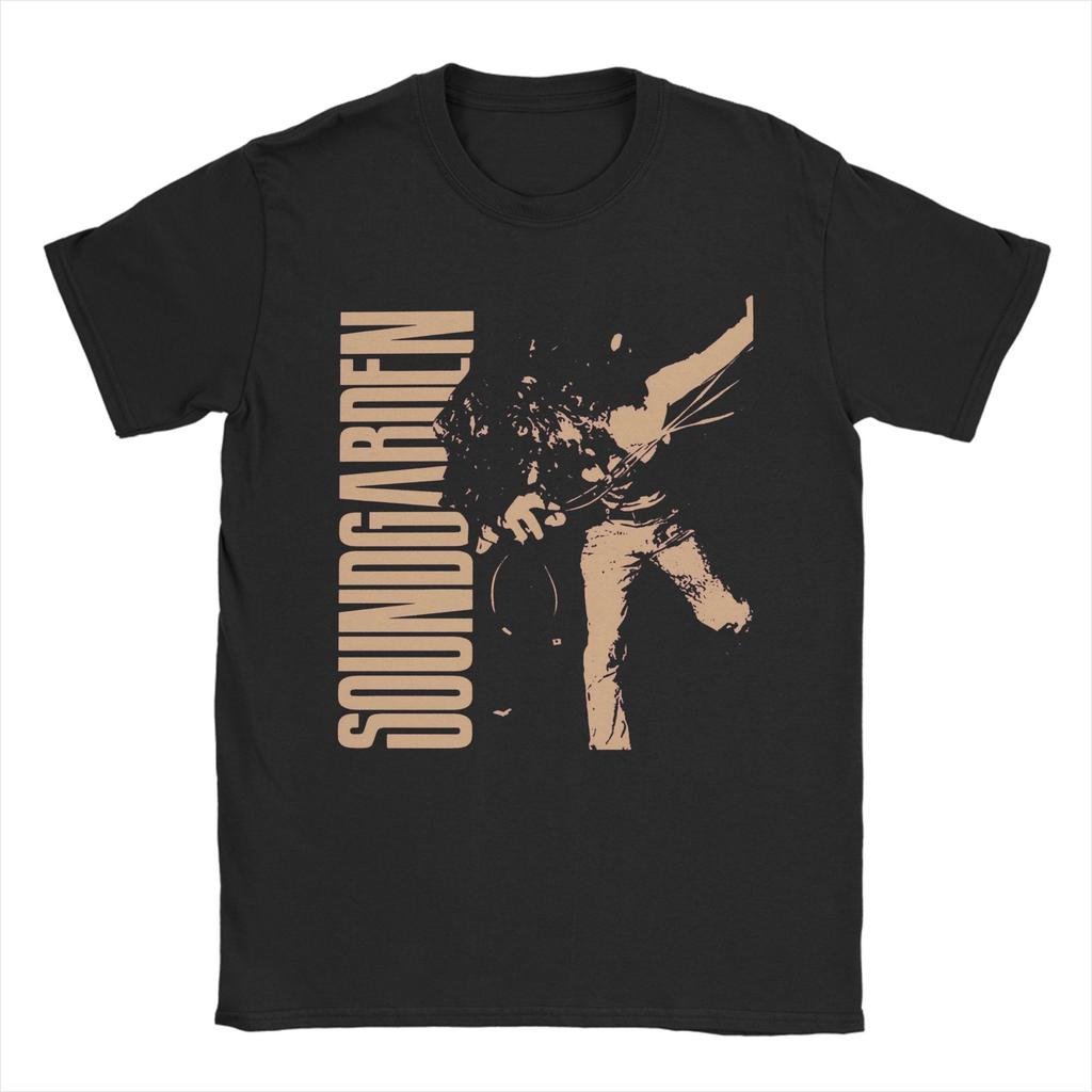 Graphic Printing Soundgarden Band  T Shirt for Men Women  100% Cotton T-shirts Short Sleeve Clothes
