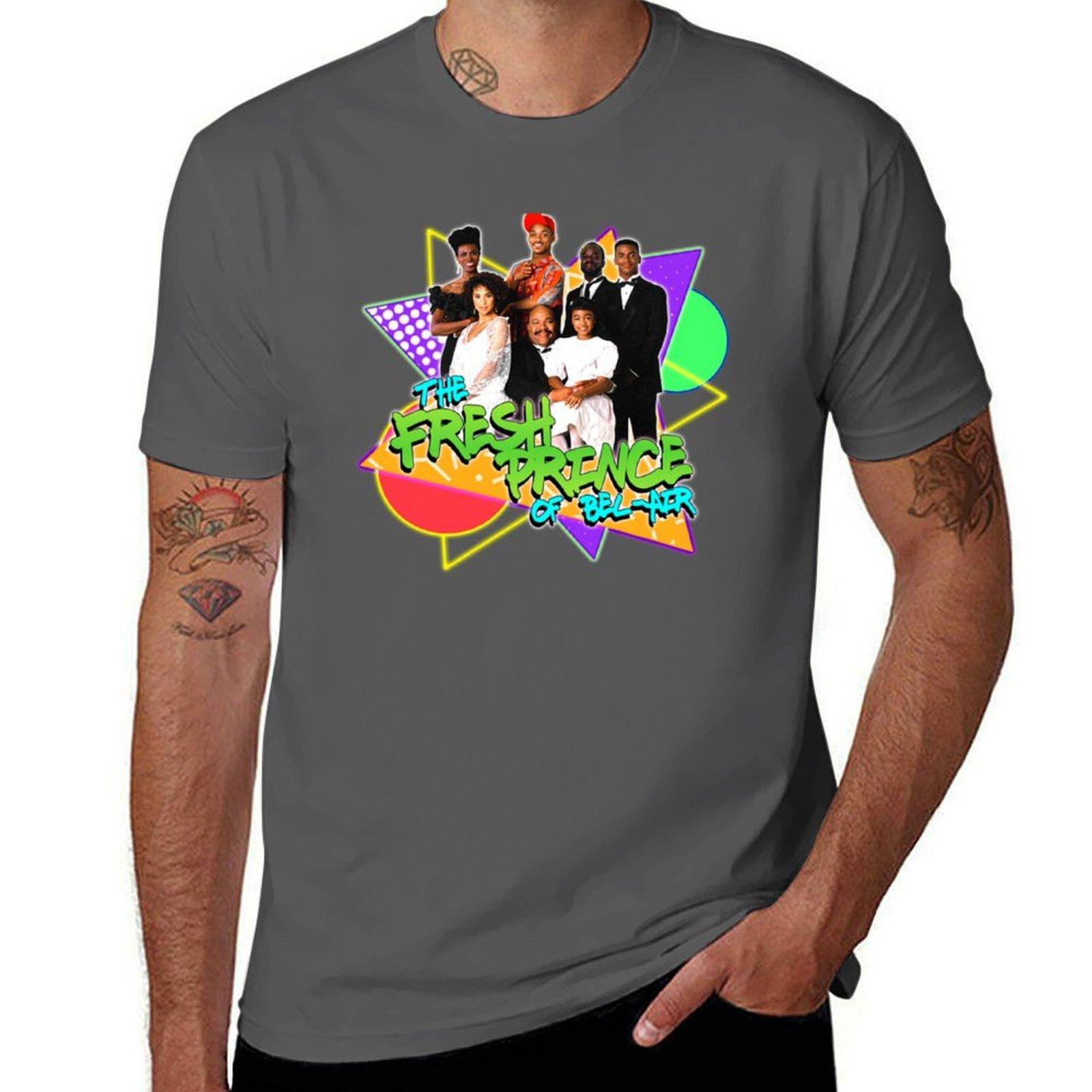 

The Fresh Prince Of Bel AirThe Fresh Prince of Bel Air Retro 90s Fan Art T-Shirt man t shirts cotton T-Shirt 4XL