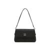 Daks Black Argyle Pattern Leather Flap Shoulder Bag Dcba6e431bk