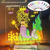 Reusable Light-Up Drawing Board for Kids – Eye-Protective, Erasable Handwriting Toy with Pen