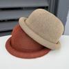 Simple Versatile Crimped Dome Top Hat Women's Spring Summer Hollow Breathable Versatile Ball Hat Sunshade Cool Hat