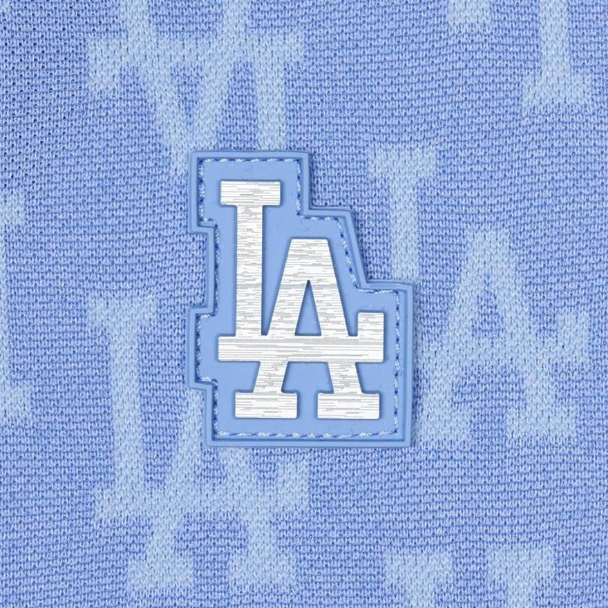 New MLB Los Angeles Dodgers MONOGRAM Collection Regular T Shirt Women's Light Cobalt Blue 3FTSMA143-07CBL