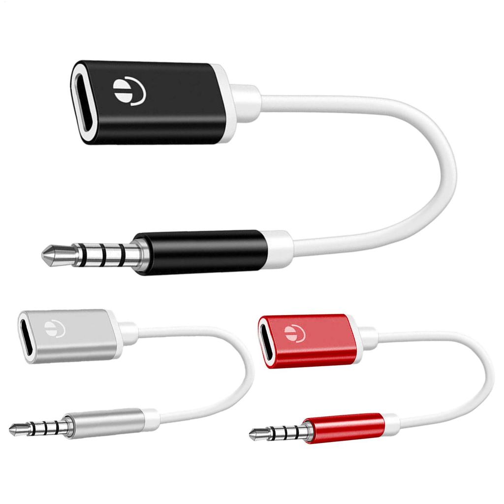 Typ-C-Kopfhöreradapter Typc Buchse Flachkopf-Kopfhörer Typ-C-Konverter Kopfhöreradapter 3,5-mm-Stecker auf Typ-C-Buchse Kopfhörer