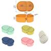 Leak-proof Snack Containers Food Grade Meal Prep Container Divided Fresh-Keeping Box  School Lunch
