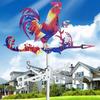 Metal Weathervane Rooster Wind Direction Indicator Farmhouse Garden Weather Vane Spinner Measuring Tools Outdoor Decorations