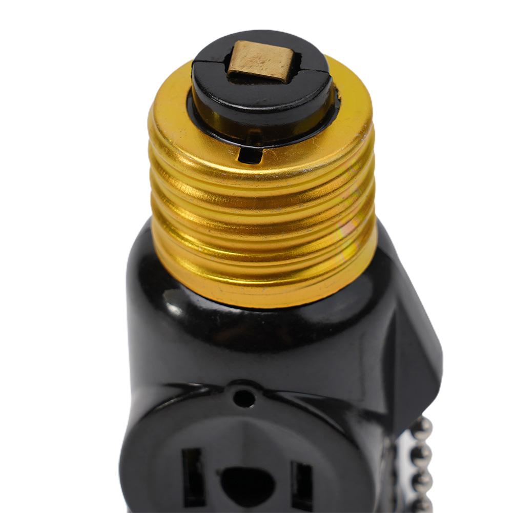 Living Room Bulb Socket To Plug Adapter Wall Plug-In With Switch Base Ac Outlet