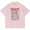 230 Gsm 100% Cotton Heavy Metal T-Shirt  Rock Band Popular Music Print Unisex Heavy Cotton T Shirt