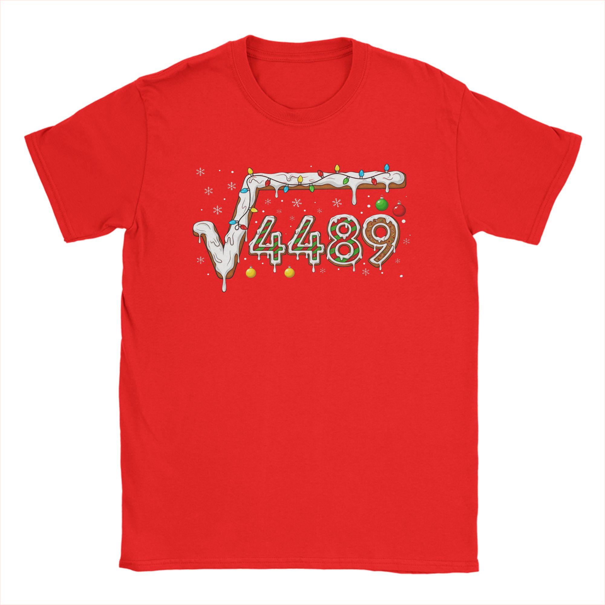 67 Meme Square Root 4489 Slang Math Teacher Funny Christmas TShirt Summer Harajuku T Shirts Man Cotton ONeck Plus Size Top Tee S