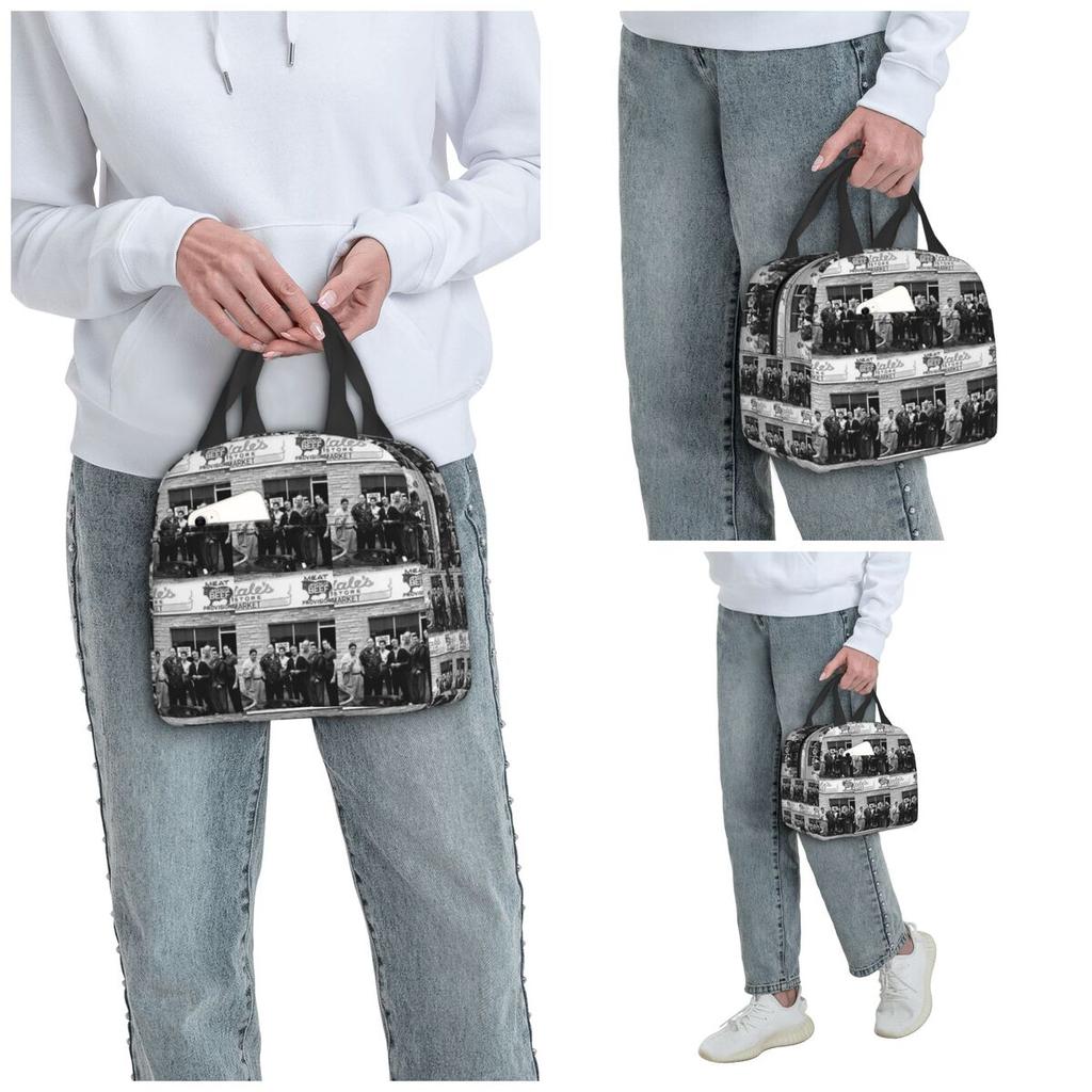 The Sopranos Family Insulated Lunch Bag for Kids School Cooler Thermal Food Box Tote Leakproof Lunch Boxes Container