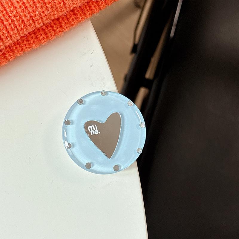 Bunter Liebe Herz Spiegel Handyhalter: Magsafe Magnetischer Aufkleber & Fingerring