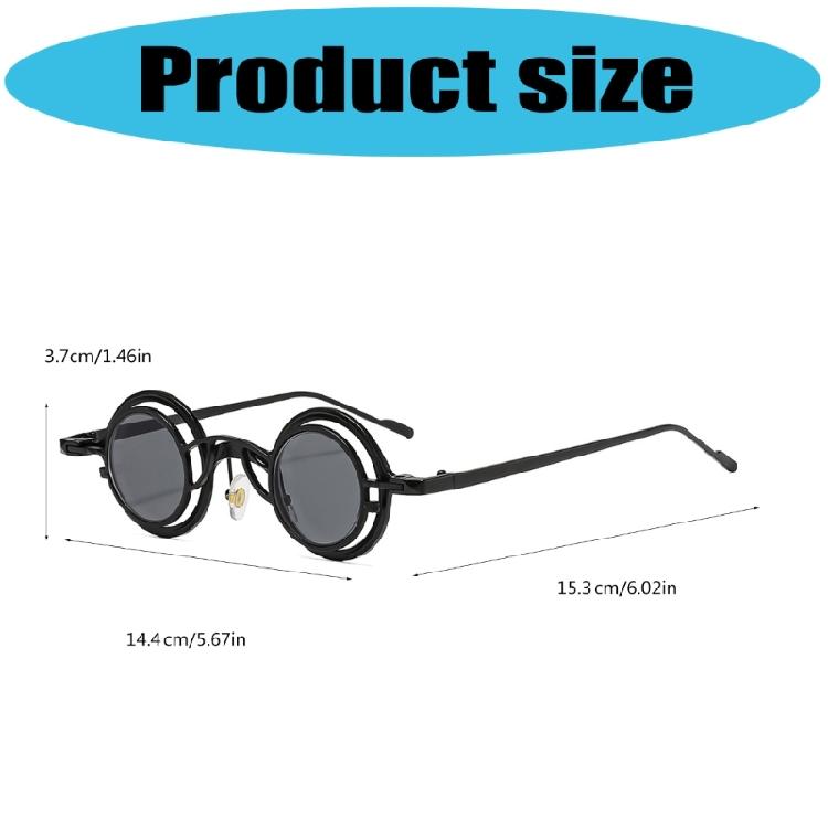 Durability Round Metal Sunglasses with Scratch Resistant Lenses Baby Sunglasses Accessories for Day Wear