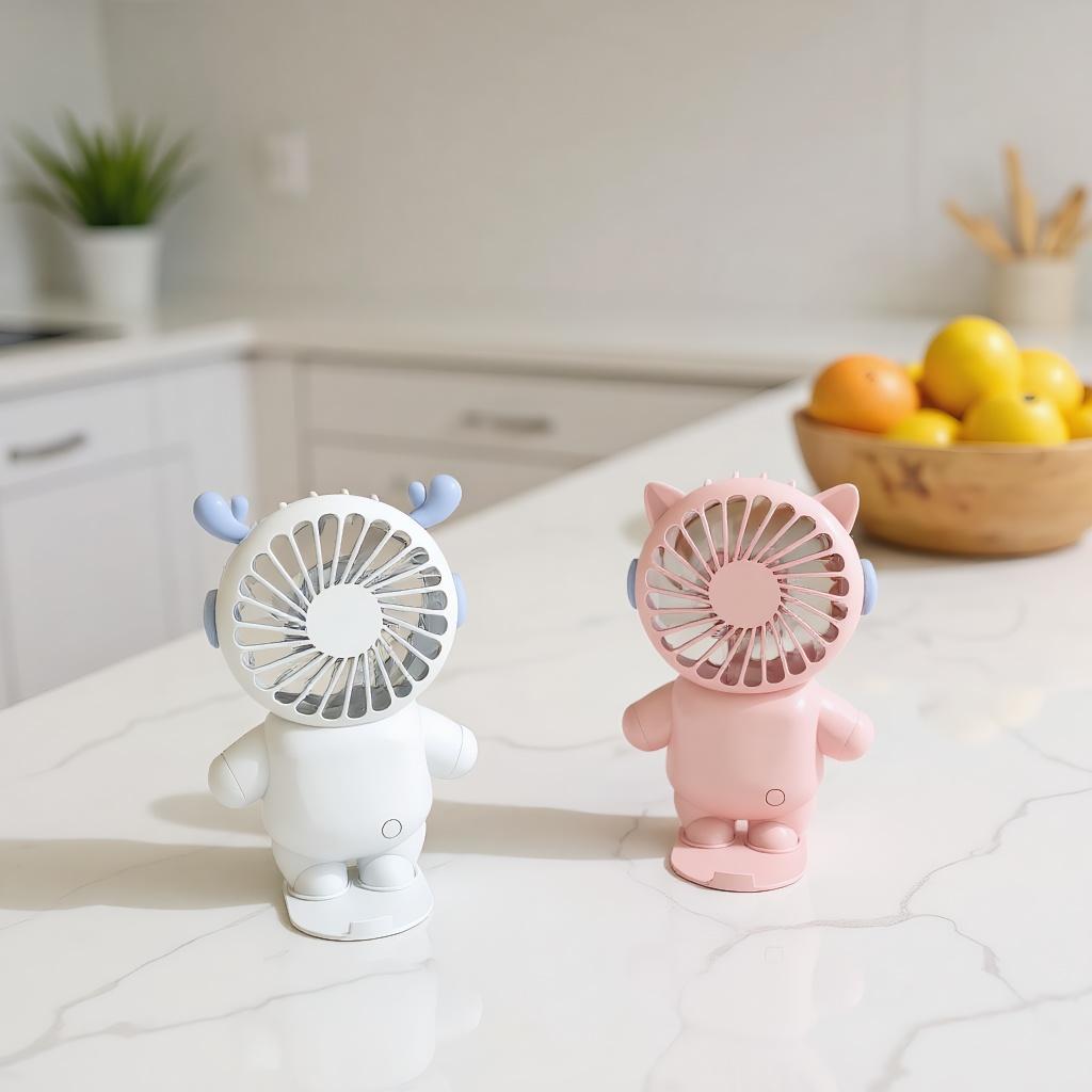 Portable USB Desktop Fan: Small Handheld Design, 3 Hours Standby, Perfect for Friend Gift