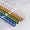 ZWILLING Sorrento Straight Glass Set of Multicolor Straws, 5,