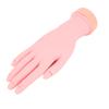 Manicure Practice Hand Model Embedded Nail Grooves Bendable Nails Tips Art Trainer Hand for Props Di