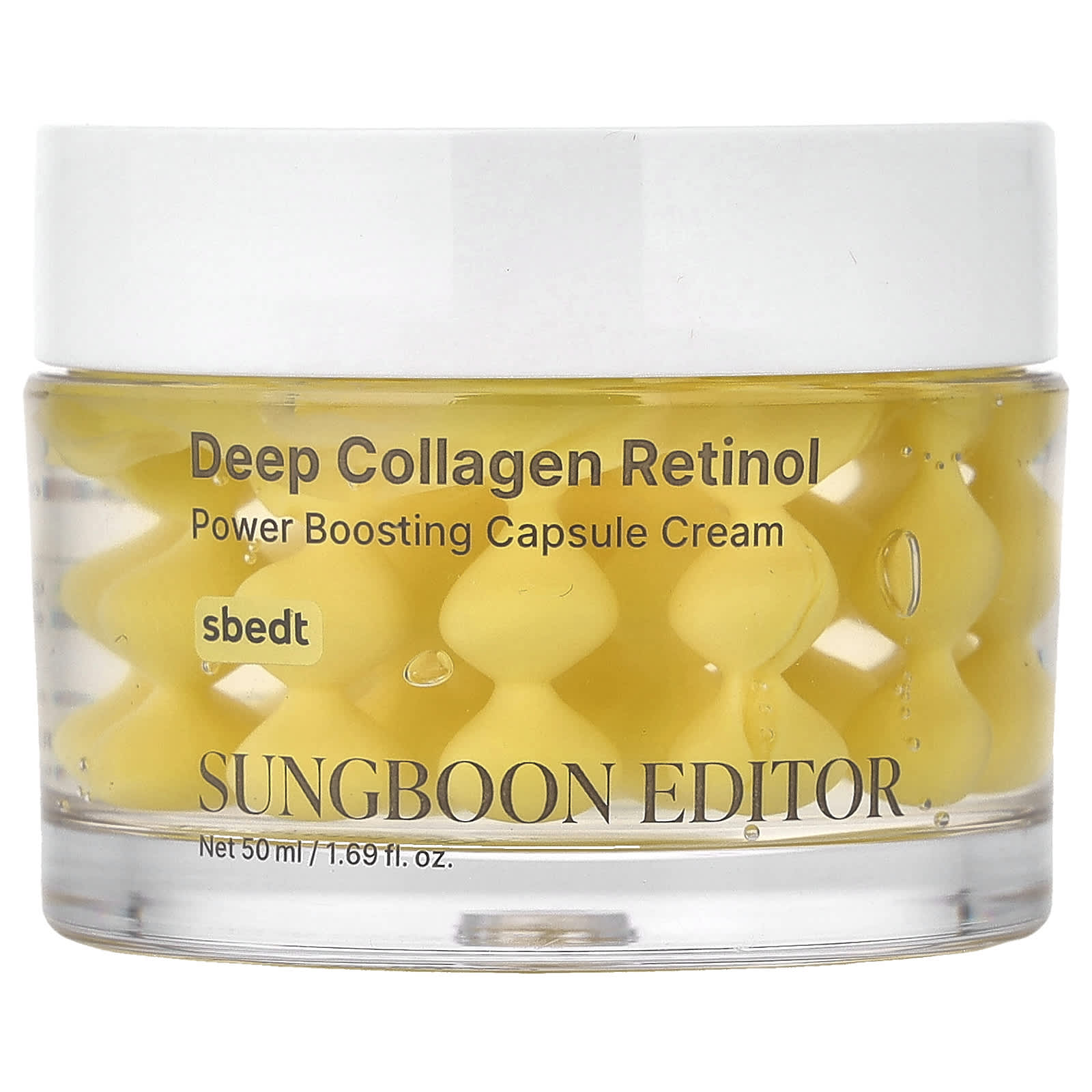 

Sungboon Editor, Deep Collagen Retinol, Power Boosting Capsule Cream, 50ml (1.69 fl oz)