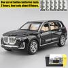 1/32 BMW X7 Off Road SUV Alloy Metal Diecast Model Car Home Trendy Toy Decorations Micro Vehicles Pull Back with Light Birthday