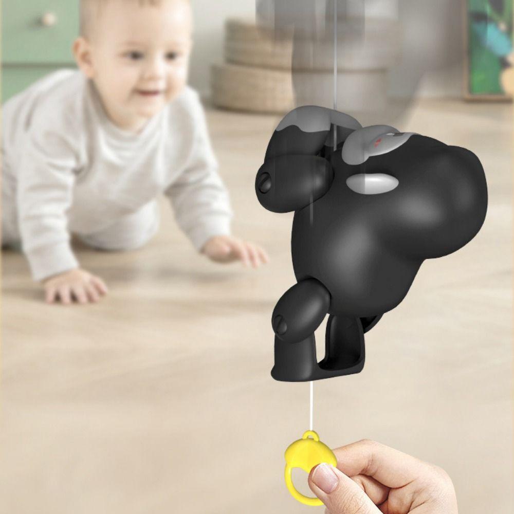Rope Climbing Gorilla Pull Up Toy Early Educational Montessori Baby Toys  Children Gifts